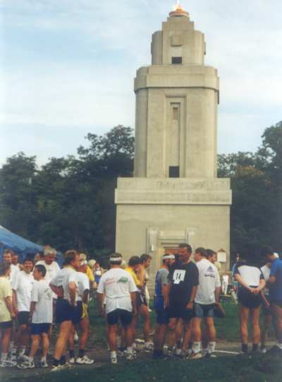 Beim 1. Bismarcktum-Crosslauf in Ltzschena