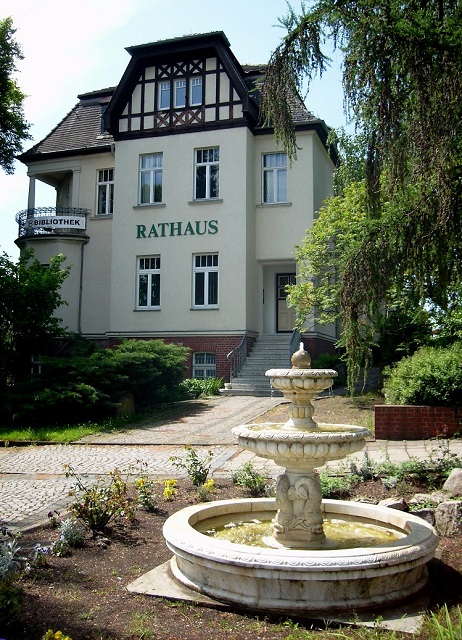 Das Rathaus von Lützschena-Stahmeln